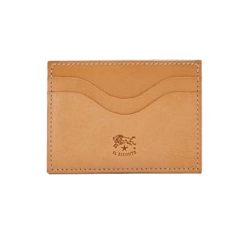 Il Bisonte Baratti Card Holder Leather Natural