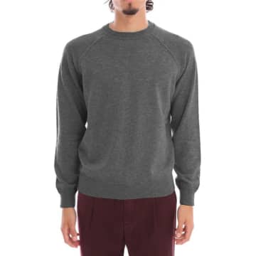 Filippo De Laurentiis - Mid Grey Wool & Cashmere Crew Neck Sweater Gc1mlr2a 930