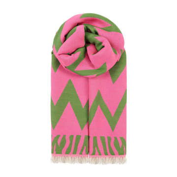 Ombre London Together Scarf In Pink