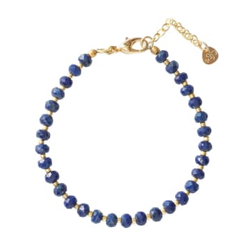 A Beautiful Story Energy Lapis Lazuli Gold Bracelet