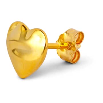 Lulu Copenhagen Melted Heart 1 Pcs Earring In Gold