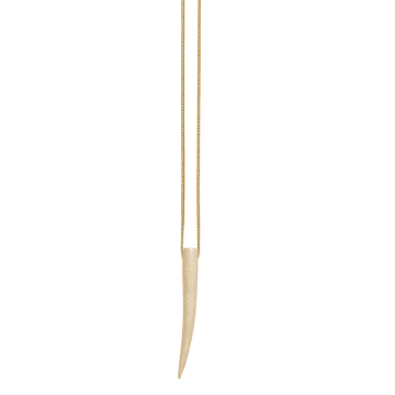 Branch Long White Wood Horn Necklace