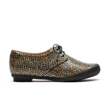 Tracey Neuls Geek Titan | Printed And Embossed Leather Trainers In Multi