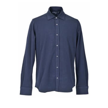 Circolo 1901 - Super Soft Stretch Cotton Jersey Shirt In Ocean Blue Cn4036