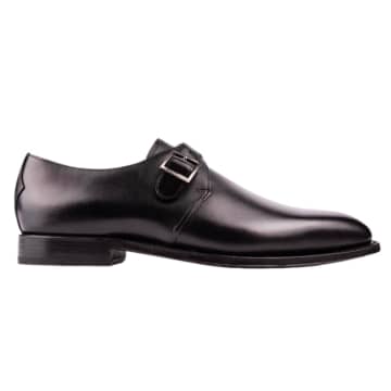 Oliver Sweeney Idbury Leather Monk Shoe In Black