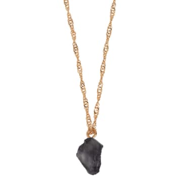 Timi Isolde Black Agate Necklace
