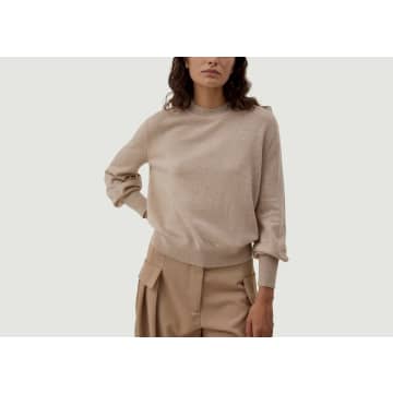 Hircus Mona Cashmere Sweater In Neutral