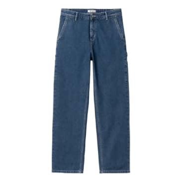 Carhartt Jeans For Woman I031251 Blue Stone Washed