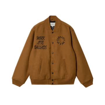 Carhartt Jacket For Men I032435 Deep H Brown