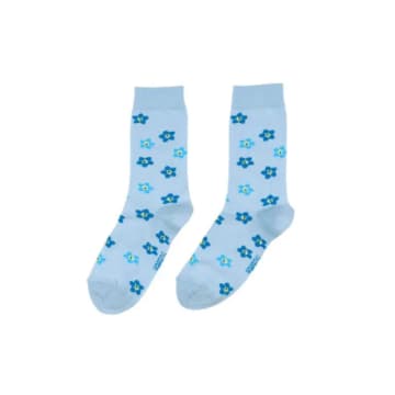 Coucou Suzette Myosotis Socks In Blue