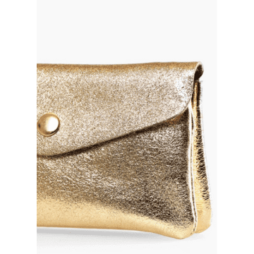 Msh Gold Medium Leather Coin Purse
