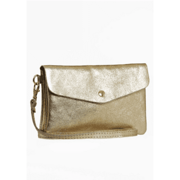 Msh Gold Large Leather Coin Purse