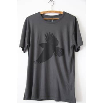 Window Dressing The Soul - Crow Jersey T Shirt Charcoal