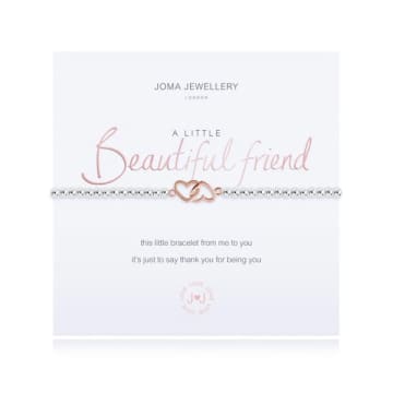 Joma Jewellery A Little 'beautiful Friend' Bracelet In White