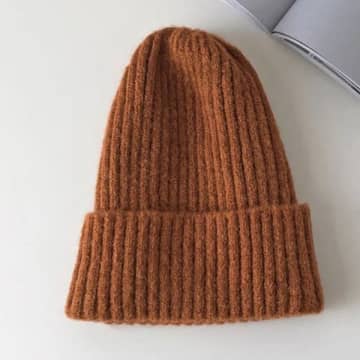 Curiouser Collection Burnt Orange Beanie Hat