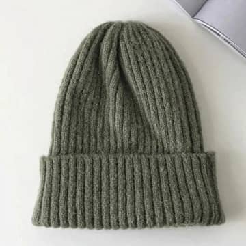 Curiouser Collection Green Beanie Hat
