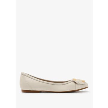 SEE BY CHLOÉ SEE BY CHLOE WOMENS CHANY BALLET FLATS IN IVORY