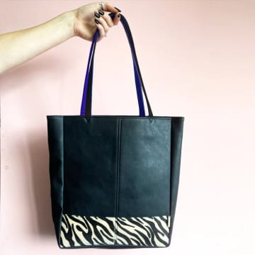 House Of Disaster Zebra Animal Print Tote Bag