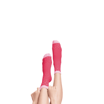 Luckies Of London Luckies Originals Soda Socks In Cherryade From In Pink