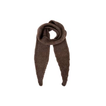 Black Colour Sally Scarf In Taupe In Black
