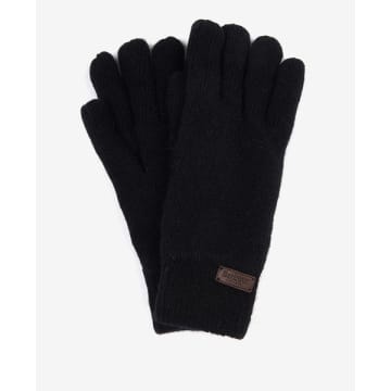 Shop Barbour Black Carlton Gloves