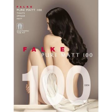 Falke Pure Matt 100 Den Women Tights In Neutral