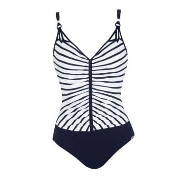 Sunflair Black And White Swimsuit