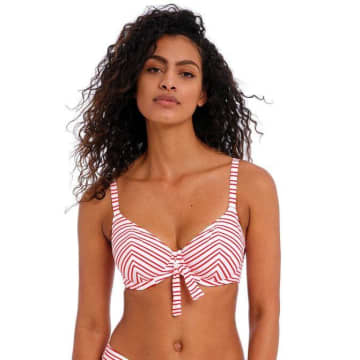 Freya New Shores U/w Plunge Bikini Top In Chilli