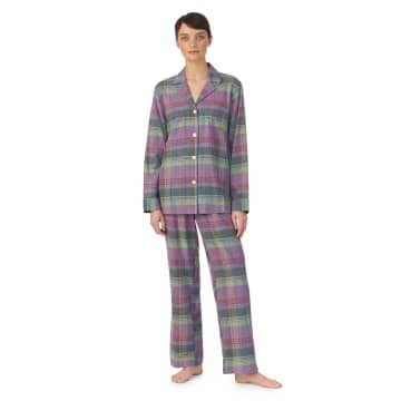 Ralph Lauren Brushed Twill Purple Plaid Pyjamas
