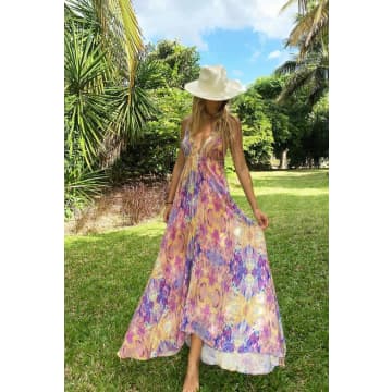 Silks Sophia Alexia Ibiza Dress In Desert Breeze In Purple