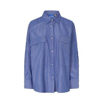 Cras Office Blouse In Blue