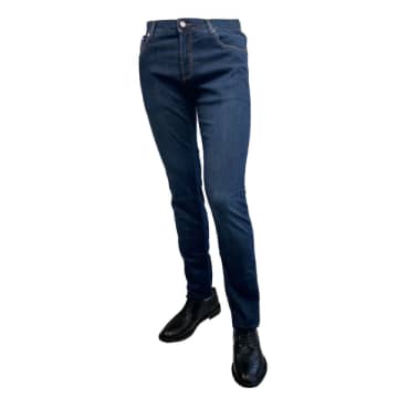 Richard J Brown - Tokyo Model Slim Fit Stretch Cotton Blend Washed Blue Denim Jeans T239.w860 In Brown