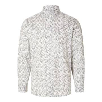 Selected Homme Soho Ls Shirt In Bright White