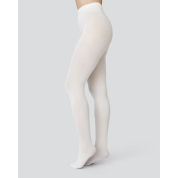 Swedish Stockings Olivia Premium Tights Ivory In White