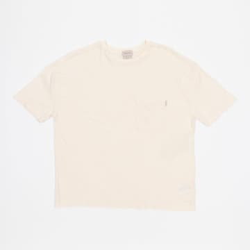Brixton Womens Oversized Carefree Pocket Tee In Cream In Neutrals