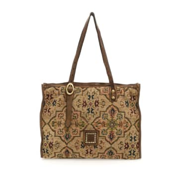 Campomaggi 'poppin Stars' Handbag In Brown
