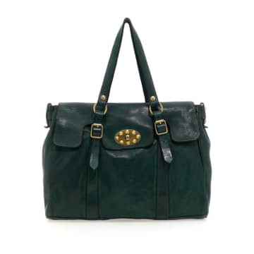Campomaggi ‘pattie' Handbag Green In Black