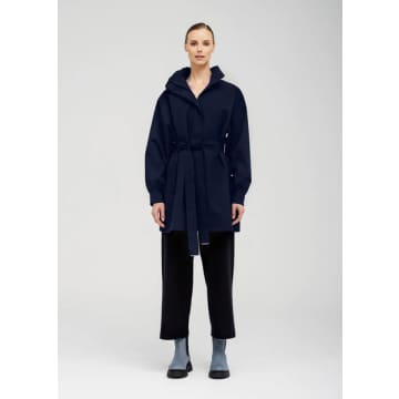 Brgn 'rossby Navy' Coat In Blue