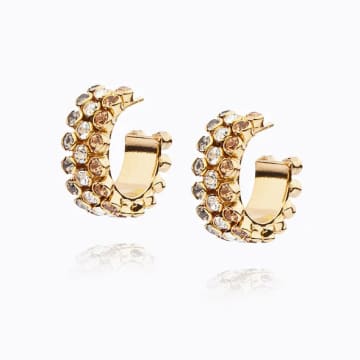 Caroline Svedbom 'siri Grande Loop' Earrings In Gold