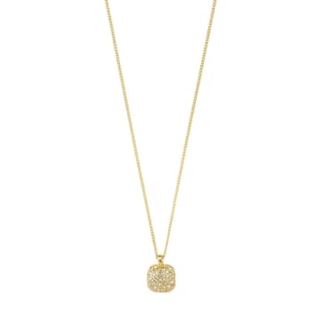 Pilgrim Cindy Crystal Necklace In Gold