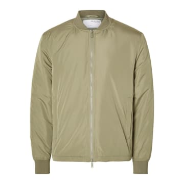 Selected Homme Slhdanny Vetiver Jacket In Green