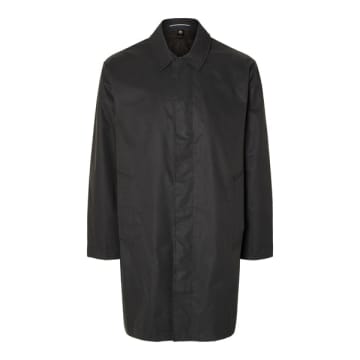 Selected Homme Slhdevon Stretch Limo Coat In Black