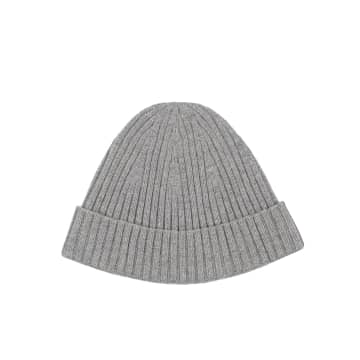 Chalk Uk Cecilia Ribbed Knit Beanie Hat In Neturals