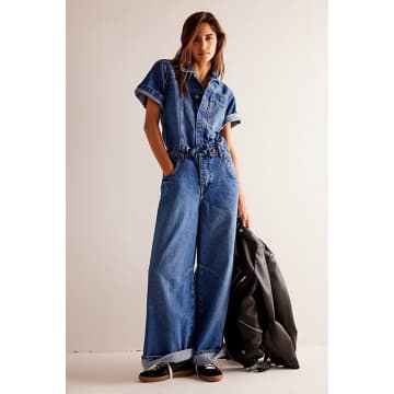 FREE PEOPLE EDISON WIDELEG COVERALL