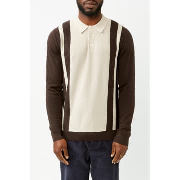 Selected Homme Chocolate Torte Mattis Knit Polo
