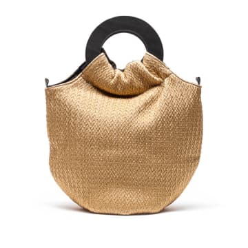 Tracey Neuls Loopy Big Sister Stretch Gold | Reversible Textile Handbag