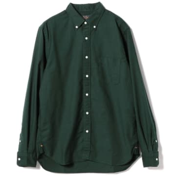 Beams B.d. Oxford Shirt Green