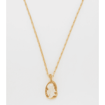 Shop Alighieri The Framed Memory Necklace In Gold
