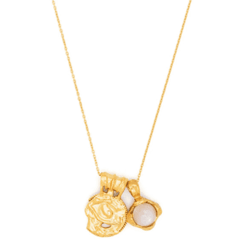 Alighieri Gaze Of The Moon Necklace In Gold