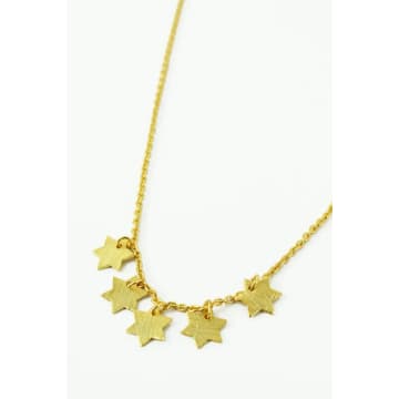 My Doris Five Star Drop Necklace